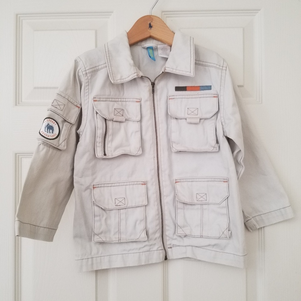 Gymboree Boys Safari Jacket 🐆🦁🐒🦏🐪🐃🐯
